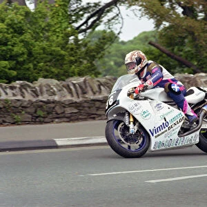 John McGuinness (Chrysalis BMW) at Quarter Bridge, 2000 Singles TT