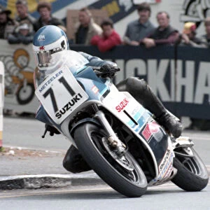 Kevin Hughes (Suzuki) 1985 Production B TT