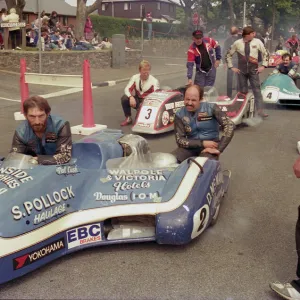 Lowry Burton & Pat Cushnahan (Yamaha) 1987 Sidecar TT