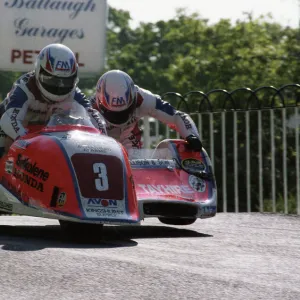 Mick Boddice at Ballaugh Bridge: 1991 Sidecar Race A