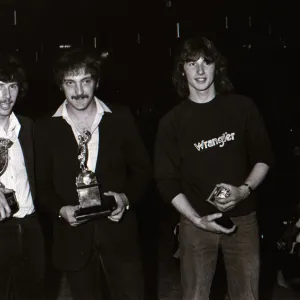 Mike Kneen, Roger Luckman and Gary Radcliffe 1980 Senior Manx Grand Prix