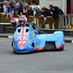 Tony Baker Fiona Baker-Milligan Suzuki 2015 Sidecar TT