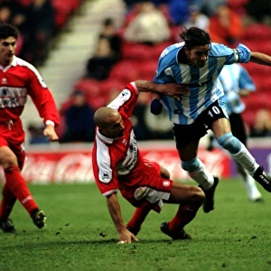 Intense Battle: Fleming Tackles Hadji (December 30, 2000) - Middlesbrough vs Coventry City