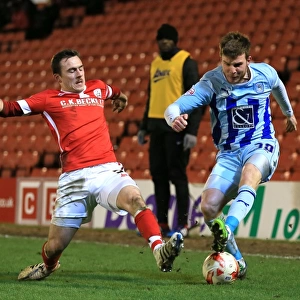 Intense Rivalry: A Battle for Possession - Barnsley vs Coventry City in Sky Bet League One