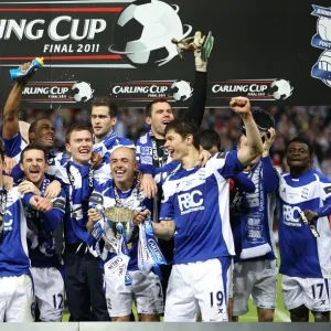 Carling Cup Winners - 2011 Collection: Presentation