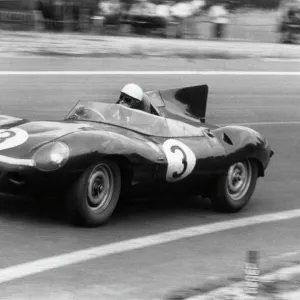 Jaguar D type Ecurie Ecosse 1957 Le Mans winner, Flockhart-Bueb