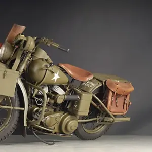 Harley-Davidson WLA US Army Print 1942. Art Prints, Posters