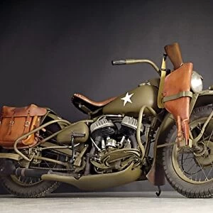 Harley Davidson WLA (US Army), 1942, Green