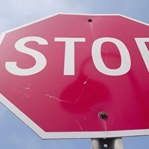 California, Santa Barbara Stop signs