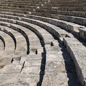 Cyprus, ancient archaeological site of Kourion. The Theatre, circa 2nd century BC