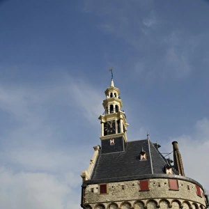 Europe, The Netherlands (aka Holland), West Friesland, Hoorn. Hoofdtoren tower located