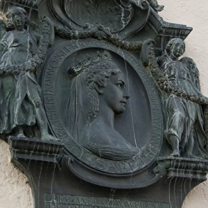 Germany, Passau. Queen Elisabeth (aka Elizabeth) plaque