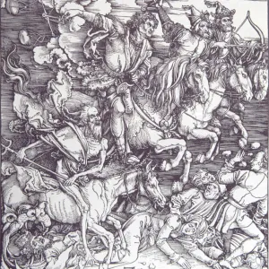 Four Horsemen of the Apocalypse by Durer GERMANY Copyright: aACollectionLtd