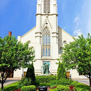IA, Dubuque, Cathedral of Saint Raphael, mother church of the Archdiocese of Dubuque