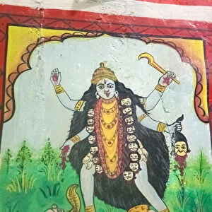 Kali, Shree Laxmi Narihan Ji Hindu Temple, Jaipur, Rajasthan, India