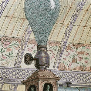 Lamp made of twenty thousand incandescent lights. Invention created by Thomas Alva Edison (Milan