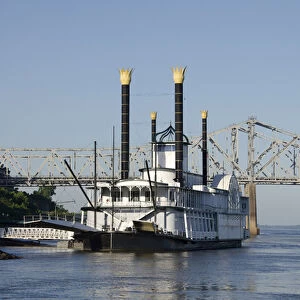 Mississippi, Natchez. Port area of Natchez along the Mississippi River