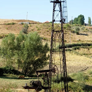 Oil extraction in Ballsh. Republic of Albania