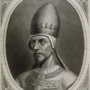 Pope Saint Gregory VII (c. 1015 / 1028-1085), born Hildebrand of Sovana. Pope from April 22
