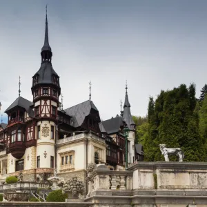 Romania, Transylvania, Sinaia, Peles Castle, built 1875-1914