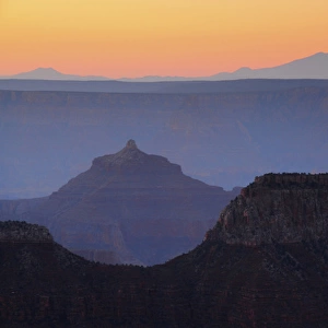 Sunrise, Bright Angel Point, North Rim, Grand Canyon National Park, Arizona, USA