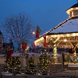 USA, Washington, Leavenworth at Christmas