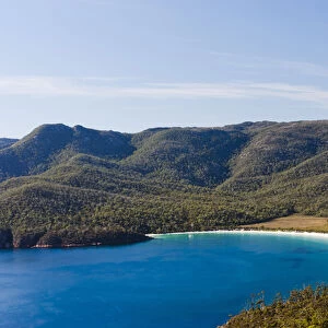 Wineglass Bay in Freycinet NP, Tasmania is considered to be one of the most beautiful