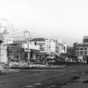 Blitz in London -- Lewisham High Street, WW2