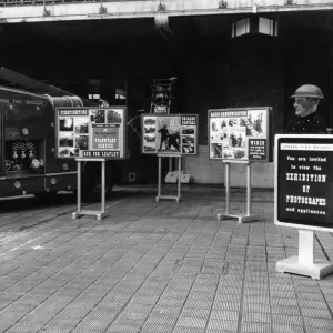 LFB exhibition, display of WW2 posters