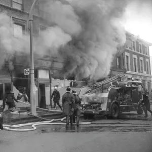 Major fire in Wandsworth Road, Clapham SW8