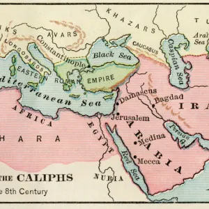 Arab empire, mid-700s