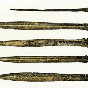 Celtic Bronze Swords Print