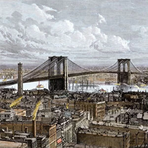 Brooklyn Bridge, New York City, 1883