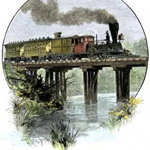 First train on the Camden & Amboy Railroad