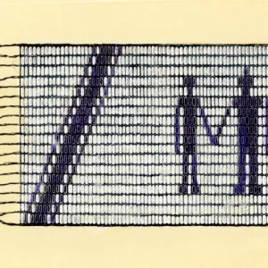 Lenape wampum in honor of Penns treaty