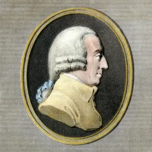 Adam Smith Hand-colored Print Adam Smith Hand-colored Print