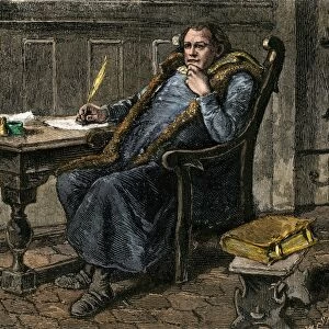 Martin Luther writing