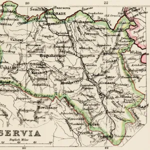 Serbia map