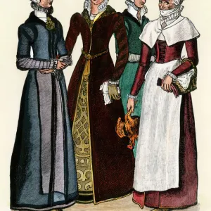 Historical fashion trends Jigsaw Puzzle Collection: Tudor era fashion trends