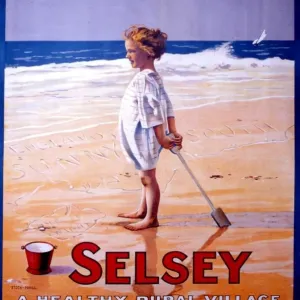 Selsey Tram Railway Print, 1908 Selsey Tram Railway Print, 1908