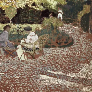 Edouard Vuillard's In the Garden, 1895-1898 Print. Art Prints