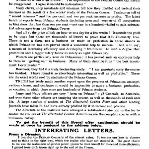 AD: PELMANISM, 1918. British advertisement for Pelmanism, a mind training program, 1918