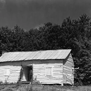 ALABAMA: SHACK, c1935. An African American shack in Hale County, Alabama