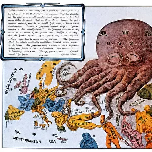 ANTI-RUSSIAN MAP, 1904. A Humorous Diplomatic Atlas of Europe and Asia