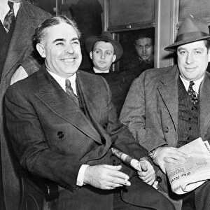 CAPONE AND WEISS, 1941. Mobsters Louis Capone, left, and Emanuel Mendy Weiss, 1941