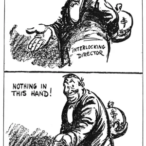 Print of Anti-Trust Cartoon, 1914 Print of Anti-Trust Cartoon, 1914