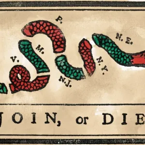 Join or Die Print, 1754 Join or Die Print, 1754
