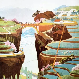 CHINA: POSTER, 1975. Don t Depend on the Gods. Chinese poster encouraging self-sufficiency of peasants