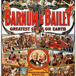 CIRCUS POSTER. Barnum & Bailey, c. 1912