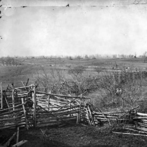 CIVIL WAR: BULL RUN, 1861. The battlefield at Bull Run, Virginia, photographed after the Confederate Armys evacuation of Centreville and Manassas in March 1862